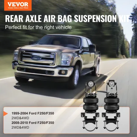 Air Bag Suspension Kit, Air Springs Suspension Bag Kit Compatible with 1999-2004 Ford F250/F350 2WD 4WD, 2008-2010 Ford F250/F35