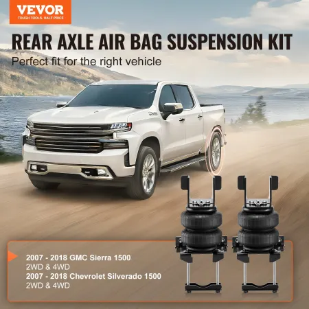 Air Bag Suspension Kit Passer til 2007-2018 Chevrolet Silverado