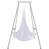 Aerial Yoga Frame & Yoga Hammock, 9.67 ft Height Professional Yoga Swing Stand Comes with 6.6 Yards Aerial Hammock, Max 551.15