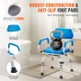 Brusestol 360â ° Swivel Bruser Seat & Pivoting Arms Padded Seat