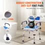 Brusestol 360â ° Swivel Bathtub Bruser sæde med drejelige arme