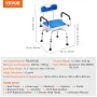 Swivel Shower Chair 360 Degree, Adjustable Shower Seat with Pivoting Arms for Inside Showers or Tubs, Non-Slip Rotating Bathtub 