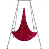 Aerial Yoga Frame & Yoga Hammock, 9,67 ft Højde Professionel yoga Swing Stand kommer med 6,6 yards Aerial Hammock, Max 551,15