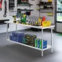 24 x 72 x 36 Inch Stainless Steel Work Table, Commercial Food Prep Worktable Heavy Duty Prep Worktable, Metal Work Table with Ad