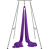Aerial Yoga Frame & Yoga Hammock, 9,67 ft Højde Professionel yoga Swing Stand kommer med 13,1 yards Aerial Hammock, Max 551.15
