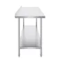24 x 72 x 36 Inch Stainless Steel Work Table, Commercial Food Prep Worktable Heavy Duty Prep Worktable, Metal Work Table with Ad