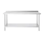 24 x 72 x 36 Inch Stainless Steel Work Table, Commercial Food Prep Worktable Heavy Duty Prep Worktable, Metal Work Table with Ad
