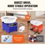 Pottery Wheel, 10 inch Pottery Forming Machine, 350W Electric Wheel for Pottery with Foot Pedal and LCD Touch Screen, Direct Dri