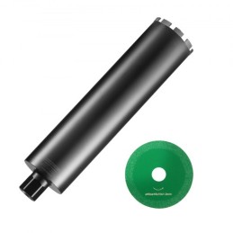 Kerneborbit, 4,25 "Wet Diamond Core Drill Bits, 14" Boringdybdebeton Kernebor med savblad, 1-1/4 "-7 Inner