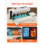 Continuous Bag Band Sealing Machine, 0.24-0.47 in/6-12 mm Seal Width, Horizontal Band Sealer Machine with Digital Temperature Co