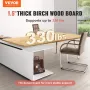 Wood Table Top, 47.2" x 29.5" x 1.5", 330lb Load Capacity, Universal Solid One-Piece Maple Wood Desktop for Height Adjustable El