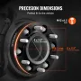 1,25 "6" x5,5 "hjulafstandshjuladaptere 6 lug smedt afstand 4