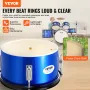 Kids Drum Set 5-delt 16 i Beginner Children Drum Set med tronblå