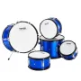 Kids Drum Set 5-delt 16 i Beginner Children Drum Set med tronblå