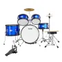 Kids Drum Set 5-delt 16 i Beginner Children Drum Set med tronblå