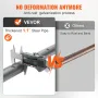 Justerbar lastbar pickup truck seng indehaver Ratcheting