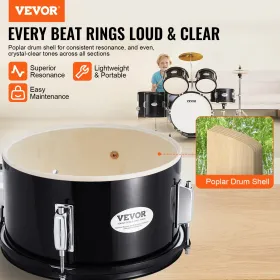 Kids Drum Set 5-Piece 16 i Beginner Children Drum Set med