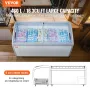 460 L COMMERCIAL ICE CREACE CASE Gelato Dypping Freezer Cabinet