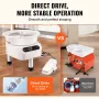 Pottery Wheel, 10 inch Pottery Forming Machine, 350W Electric Wheel for Pottery with Foot Pedal and LCD Touch Screen, Direct Dri