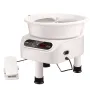 Pottery Wheel, 10 inch Pottery Forming Machine, 350W Electric Wheel for Pottery with Foot Pedal and LCD Touch Screen, Direct Dri