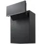 Through The Wall Drop Box 31.8x16x42.9 cm Mailbox with Code Lock Black