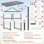 Goat & Sheep Stand, 47x23 inch Livestock Stand, Metal Livestock Milking and Shearing Stand 21" to 33" Adjustable Height, with He