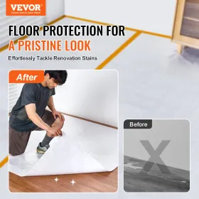 Carpet Protection Film 39" x 100' Floor and Surface Shield Easy to Cut