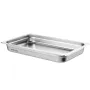 6 Pack Hotel Pans, Full Size Anti-Jam Steam Pan, 0.8mm Thick Stainless Steel Restaurant Steam Table Pan, 2.5-Inch Deep Commercia