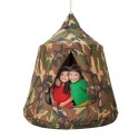 Hanging Tree Tent Ceiling Swing Hammock with LED Light 46" H x 43.4" Dia.
