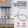 25,4mm (1-inch) Flexible Liquid-Tight Electrical PVC Conduit 30.5m Non-Metallic IP65
