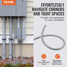 1 I fleksibel væske-tight elektrisk PVC-ledning 100 ft