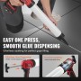 20V Cordless Electric Caulking Gun 20oz/600ml with 4 Adjustable Speeds
