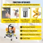 Airless Wall Paint Spray Gun with high pressure pipe, Sprayer Machine High Pressure Spraying, 2000W Wall Paint Spray Gun paint s