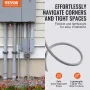 12.7mm(1/2 in) Flexible Liquid-Tight Electrical PVC Conduit 30.5m Non-Metallic