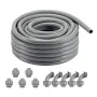 12.7mm(1/2 in) Flexible Liquid-Tight Electrical PVC Conduit 30.5m Non-Metallic