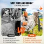 Livestock Trimming Stand, Goat & Sheep Stand 9.37-12.8 inch Adjustable Height 0-5.4 inch Width, Metal Goat Milking and Shearing 