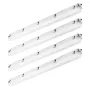 1270mm / 4FT LED Vapor Tight Light, 60W/50W/40W Selectable, 5000K Vapor Proof Light Fixture with 5400/6400/7400LM Adjustable, IP