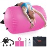 Air Track Tumble Track Inflatable Air Barrel with Pump Gymnastics Gym Mat