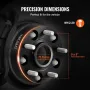 Wheel Spacers, 1.5" 5"x5.5" Wheel Adapters, 5 Lug Forged Spacer, 71.5 mm Bore Hubcentric M1/2-20 Studs Spacers, Fit for Jeep Jou