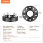 Wheel Spacers, 1.5" 5"x5.5" Wheel Adapters, 5 Lug Forged Spacer, 71.5 mm Bore Hubcentric M1/2-20 Studs Spacers, Fit for Jeep Jou