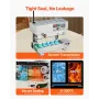 Continuous Bag Band Sealing Machine, 0.24-0.47 in/6-12 mm Seal Width, Vertical Band Sealer Machine with Digital Temperature Cont