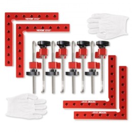 90 Degree Positioning Squares, 5.5" x 5.5" Right Angle Clamps for Woodworking, Aluminum Alloy Corner Clamping Squares for Boxes