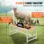 Husdyrstativ gede trimming stand 21 "-33" højde 51x23 i