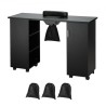 Manicure Table Nail Table Station with Electric Dust Collector 3 Dust Bags