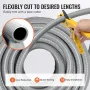 19,1mm(3/4 inch) Flexible Liquid-Tight Electrical PVC Conduit 30.5m Non-Metallic