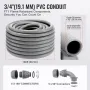 3/4 i fleksibel væske-tight elektrisk PVC-ledning 100 ft