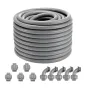 19,1mm(3/4 inch) Flexible Liquid-Tight Electrical PVC Conduit 30.5m Non-Metallic