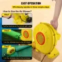 Air Blower for Inflatable Bouncy Castle 450W 0.6HP Blower Pump Air Pump