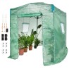 Pop Up Greenhouse, 8'X 6'X 7.5 'Pop-Up Green House, oprettet i minutter, højstyrke PE-dækning med døre og vinduer og