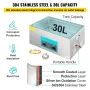 Ultraschallreiniger 30L Ultraschall-Reinigungsmaschine Schmuck